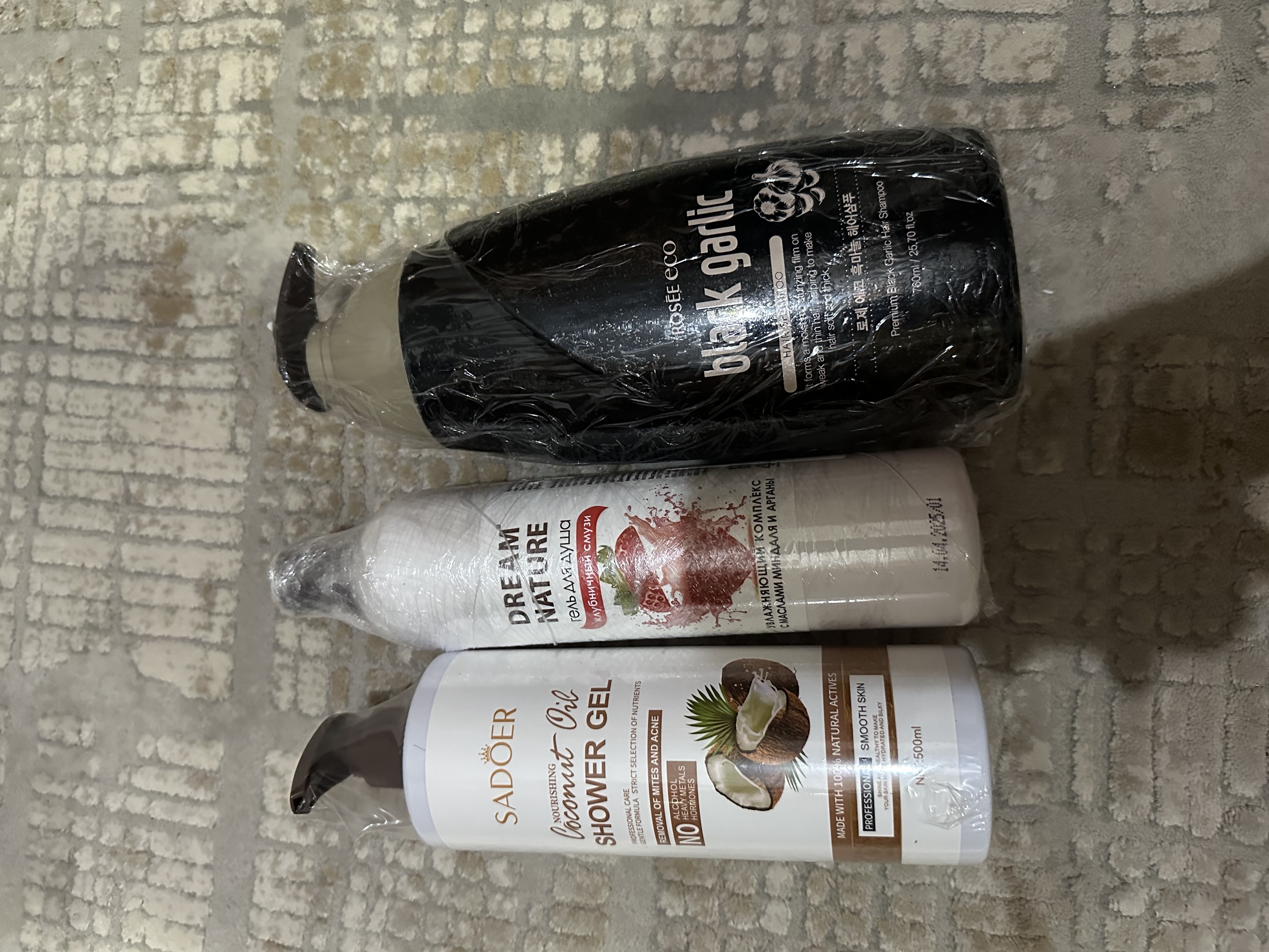 Шампунь с чёрным чесноком Rosee Eco Black Garlic Premium Hair Shampoo, 760 мл