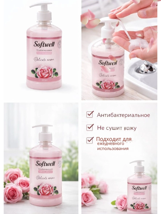 Suyuq krem-sovun, 500 ml, Softwell