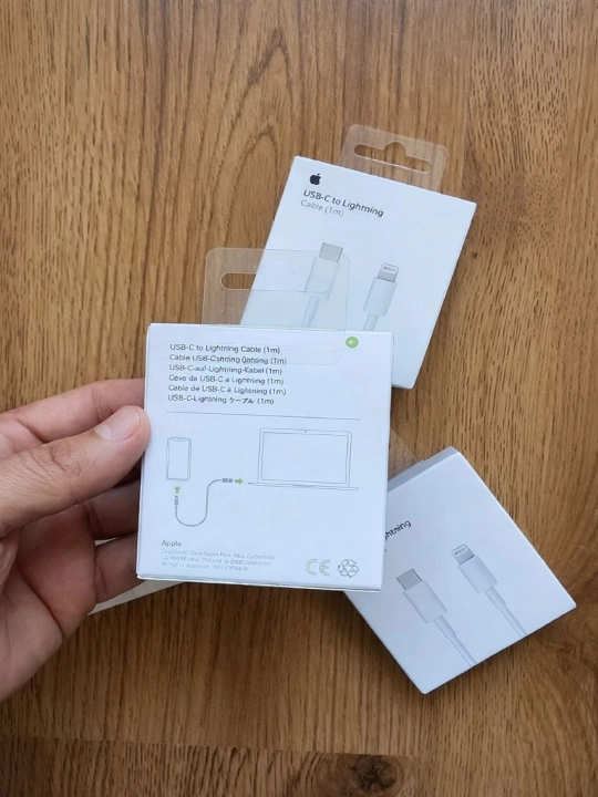 IPhone uchun Type-C to Lightning kabel 1 m, iPhone X/ 11/ 12/ 13/ 14 uchun, tez zaryadlash
