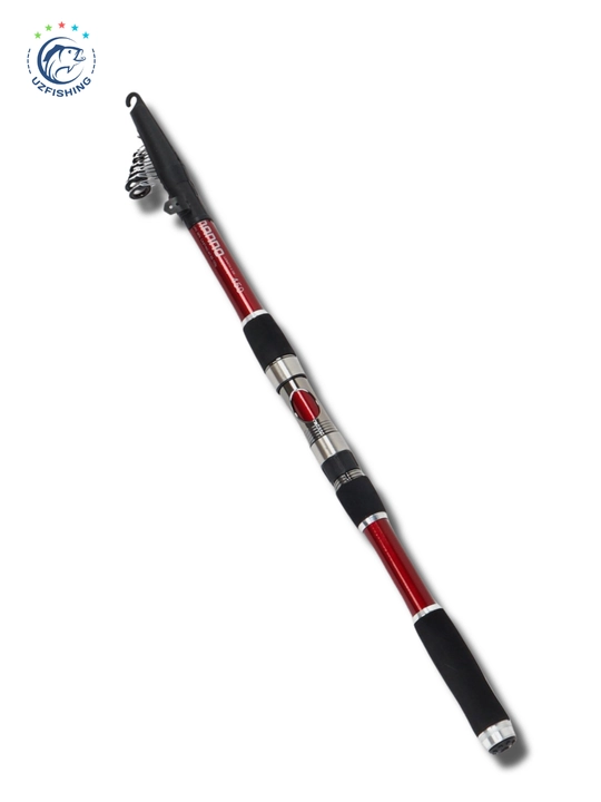 Shimano baliq ovlash uchun teleskopik spinning qarmoq, ixcham, 2,1 - 4,5 m