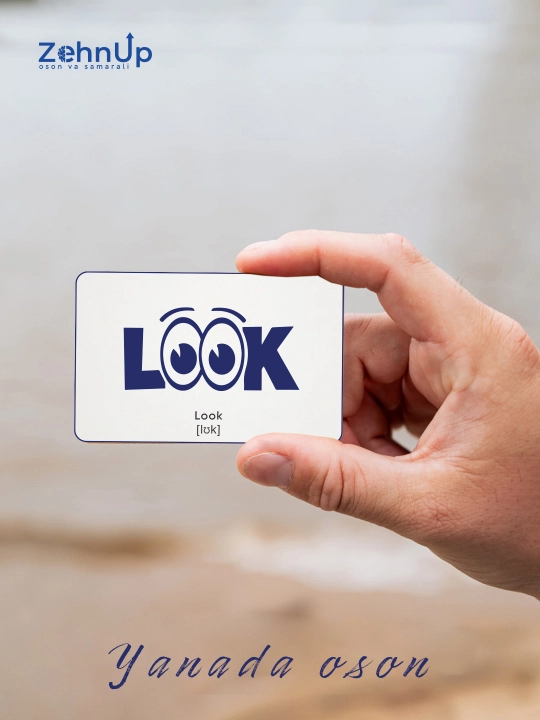 ZehnUP: Ingliz tili so‘zlarini yodlash uchun innovatsion flashcards, 1-qism