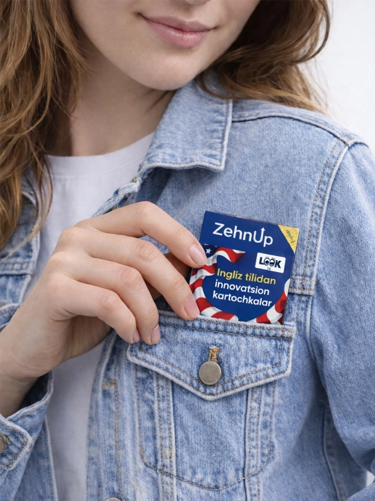 ZehnUP: Ingliz tili so‘zlarini yodlash uchun innovatsion flashcards, 1-qism