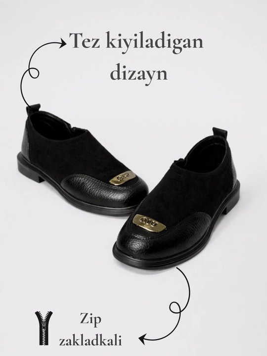 Ayollar zamokli tuflilari, zamonaviy tufli, lofer ko'rinishidagi oyoq kiyim, 37-40 o'lcham
