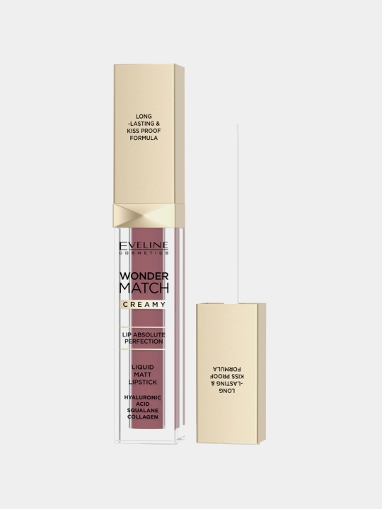 Eveline Wonder Match №02 Candy suyuq mat lab bo‘yog‘i 6,8 ml