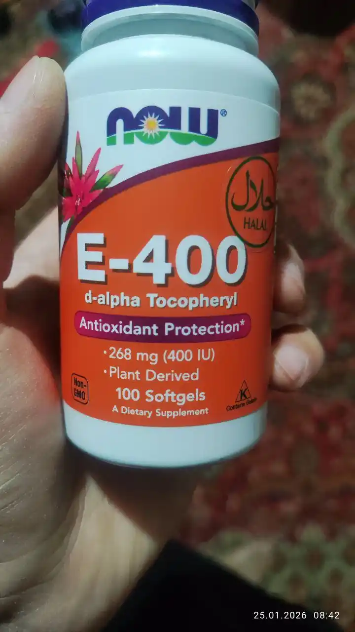 NOW Supplements, Vitamin E, 200 ME va 400 ME, D-Alpha Tokoferil