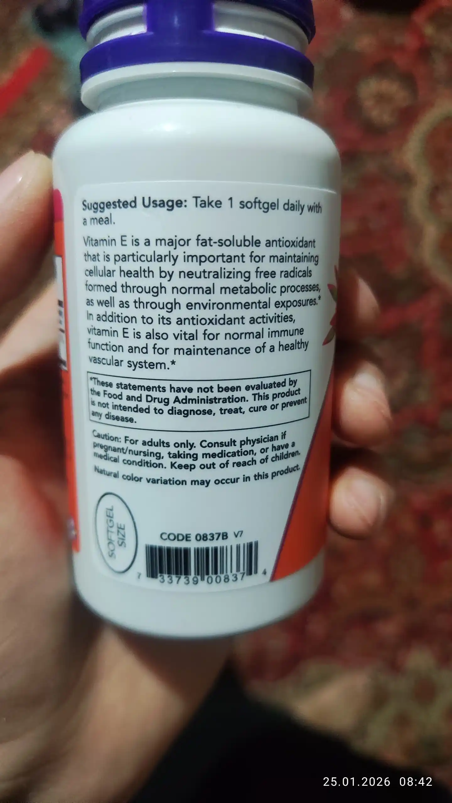 NOW Supplements, Vitamin E, 200 ME va 400 ME, D-Alpha Tokoferil