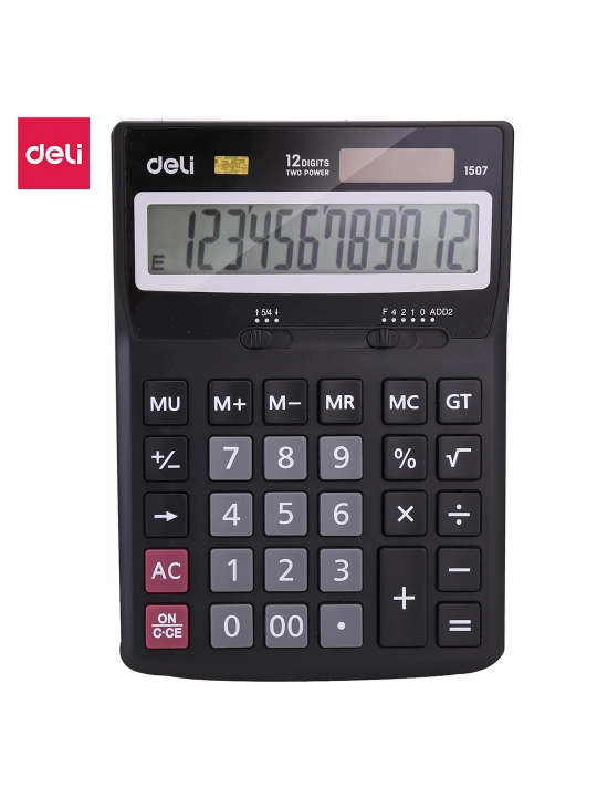 Калькулятор 12 разрядный, Deli 1507 - 