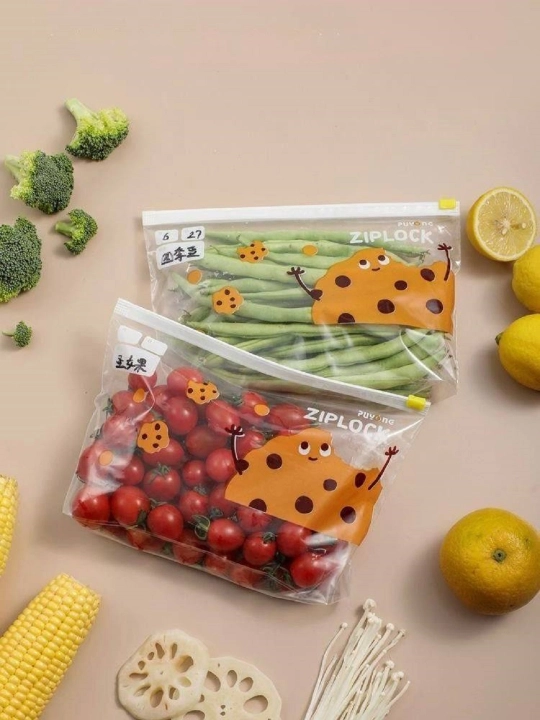 Зип пакеты для заморозки и хранения продуктов, с застежкой zip lock