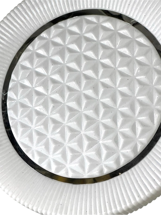 LED shipli lyustra 40/50 sm, 3 rejim, 70–96 Vt, 25–30 m² gacha zamonaviy dizayn
