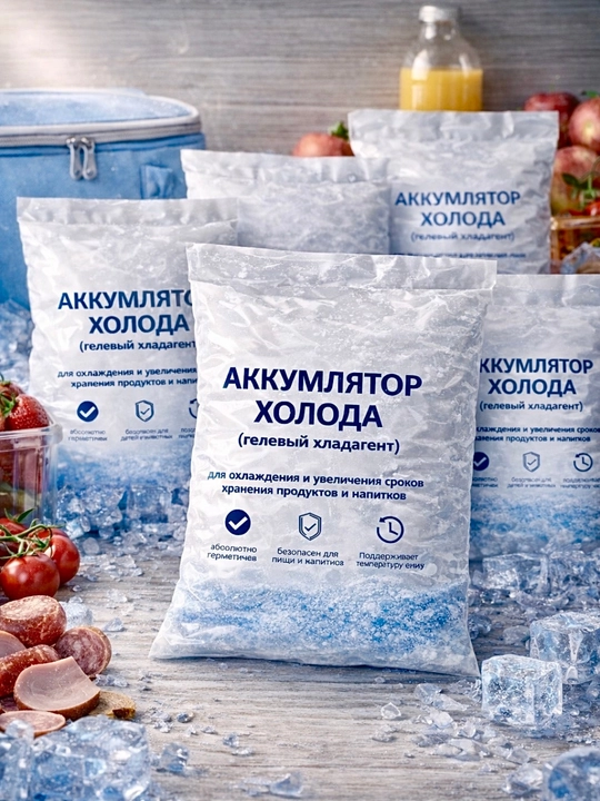 Хладагент для свежего хранения продуктов питания и лекарств, аккумулятор льда 6 шт