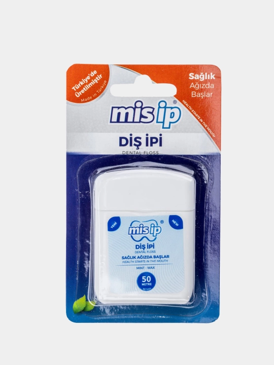 Tish ipi, tish tozalagich, ingichka, yalpiz hidli, 50 m