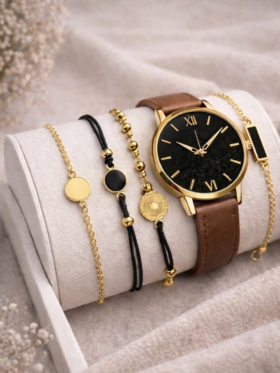 Подарочный набор женских часов — LWATCHS-00W0214-КОРИЧН