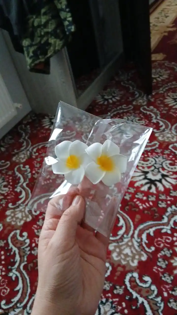 Заколка для волос в виде гавайского цветка, женская заколка цветок, Plumeria