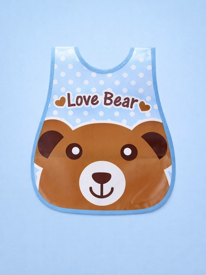 Нагрудник детский для кормления — RBABY-RBABY11-ГОЛУБ