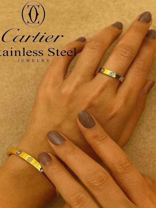 Браслет и кольцо в комплекте, Cartier