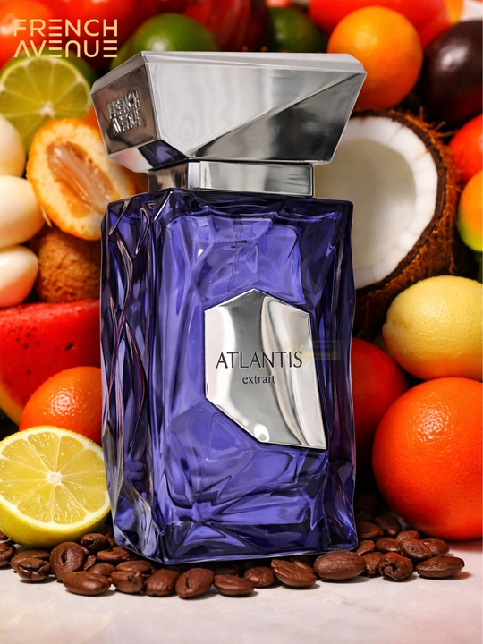 Uniseks atir French Avenue Atlantis Extrait dengiz shabadasi va yorqin sitruslar ifori