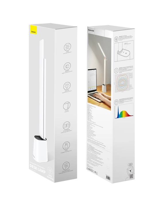 Настольная лампа Baseus Smart Eye Series Folding Desk Lamp White, светильник