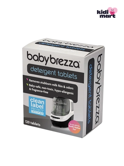 Baby Brezza Detergent Tablets — моющие таблетки для мойки бутылочек Baby Brezza, 120 шт — AVENT-BRZ0145