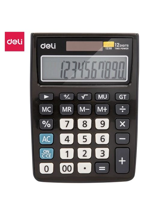 Калькулятор 12раз, Deli 1238 - 