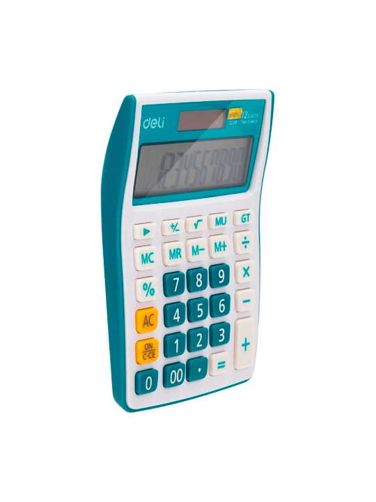 Калькулятор 12раз, Deli 1238