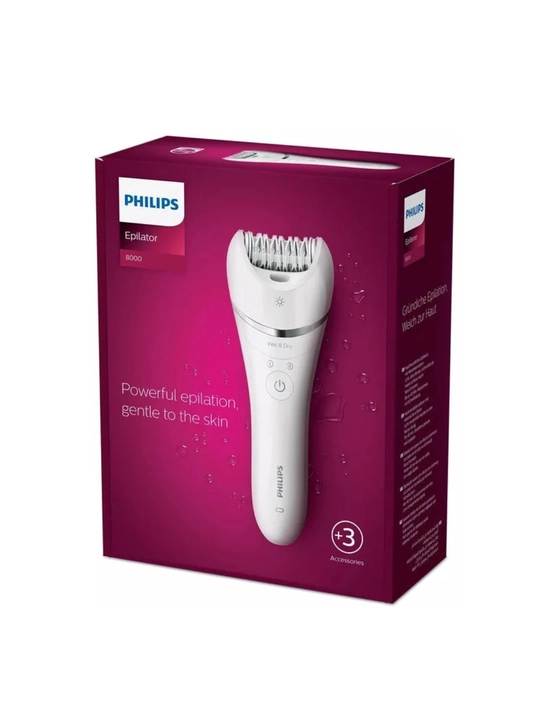 Эпилятор для влажной и сухой эпиляции, 8000 Philips Bre700 - 