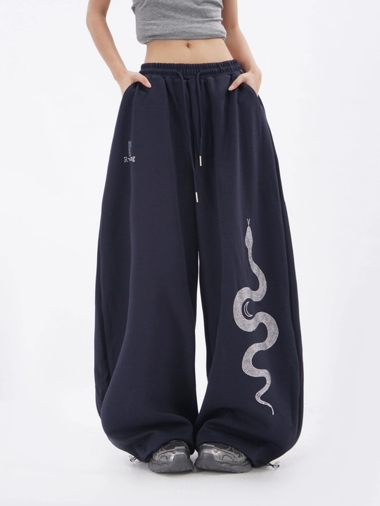 Ayollar sport shimlari «Snake Street» — amerika vintage uslubi, oversize