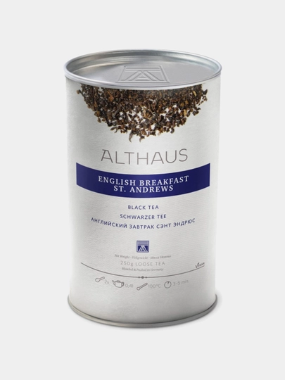Листовой чёрный чай Althaus English Breakfast 250 г — LAVAZZA-AT1