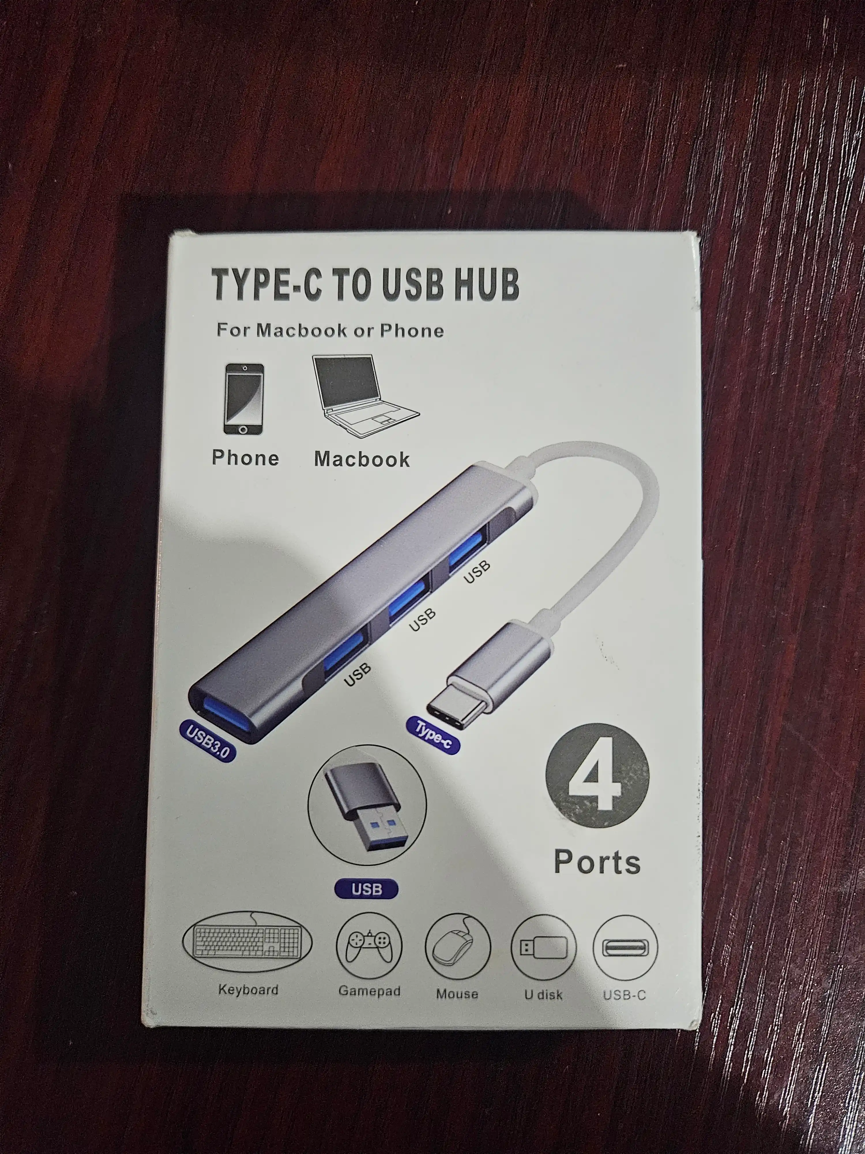USB HUB 3.0 Type  A+C с 4 портами, USB - адаптер концентратор, переходник