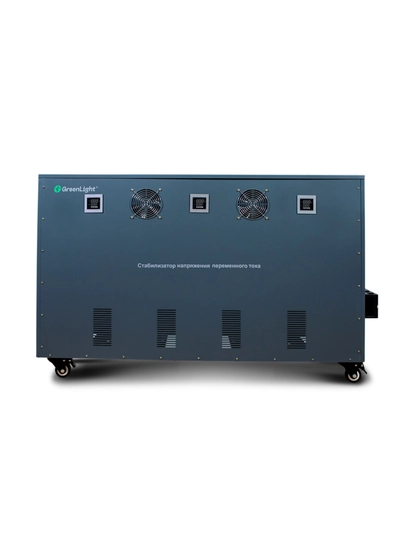 GreenLight 120 kVA uch fazali servo-privodli kuchlanish stabilizatori, 380 V, polga