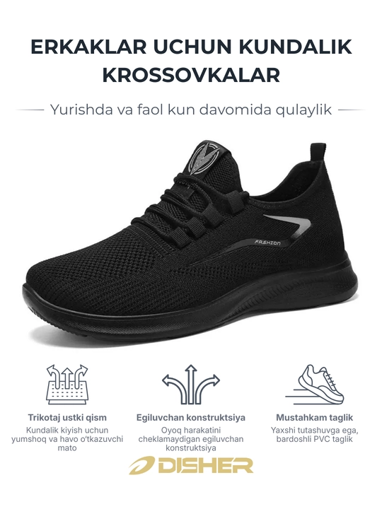 Erkaklar krossovkalari DISHER FlexRoute
