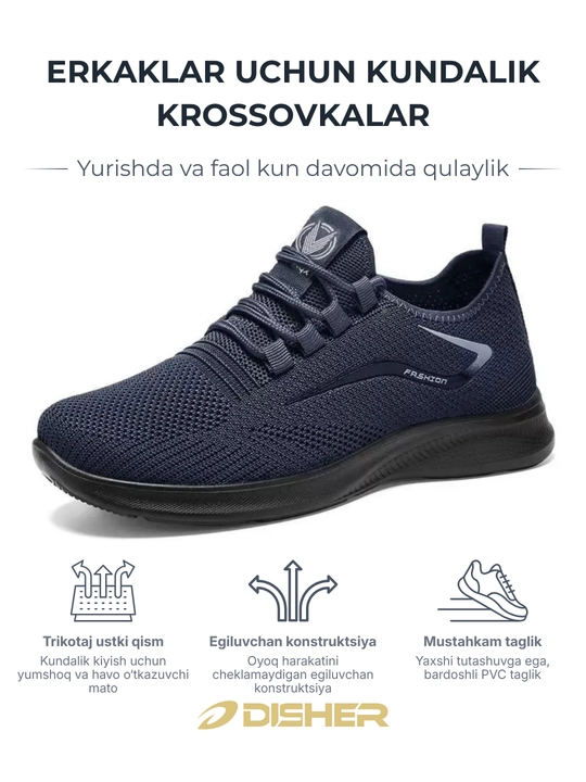 Erkaklar krossovkalari DISHER FlexRoute