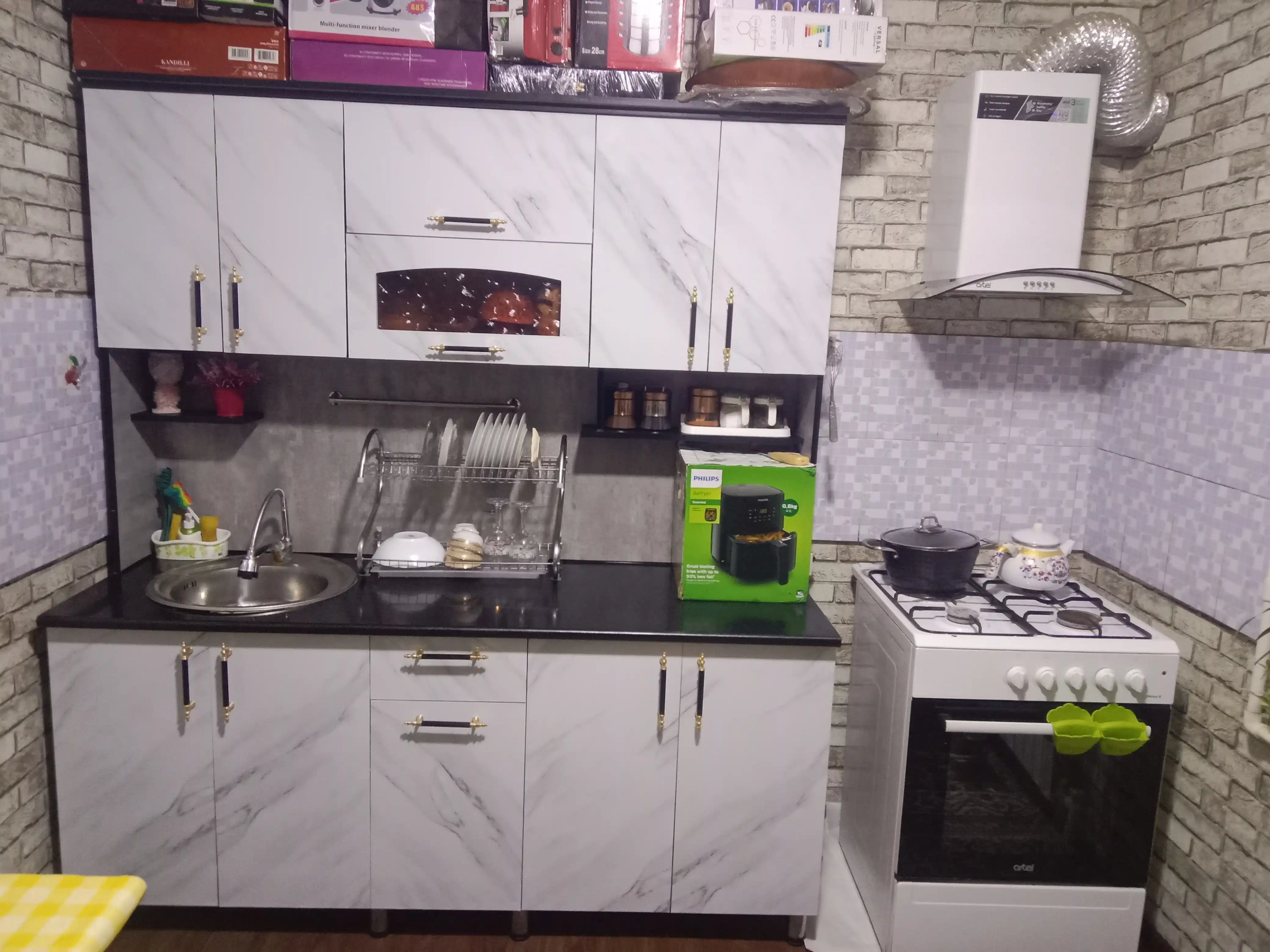 Самоклеящаяся  плёнка, для кухонной столешницы, мебели, стен