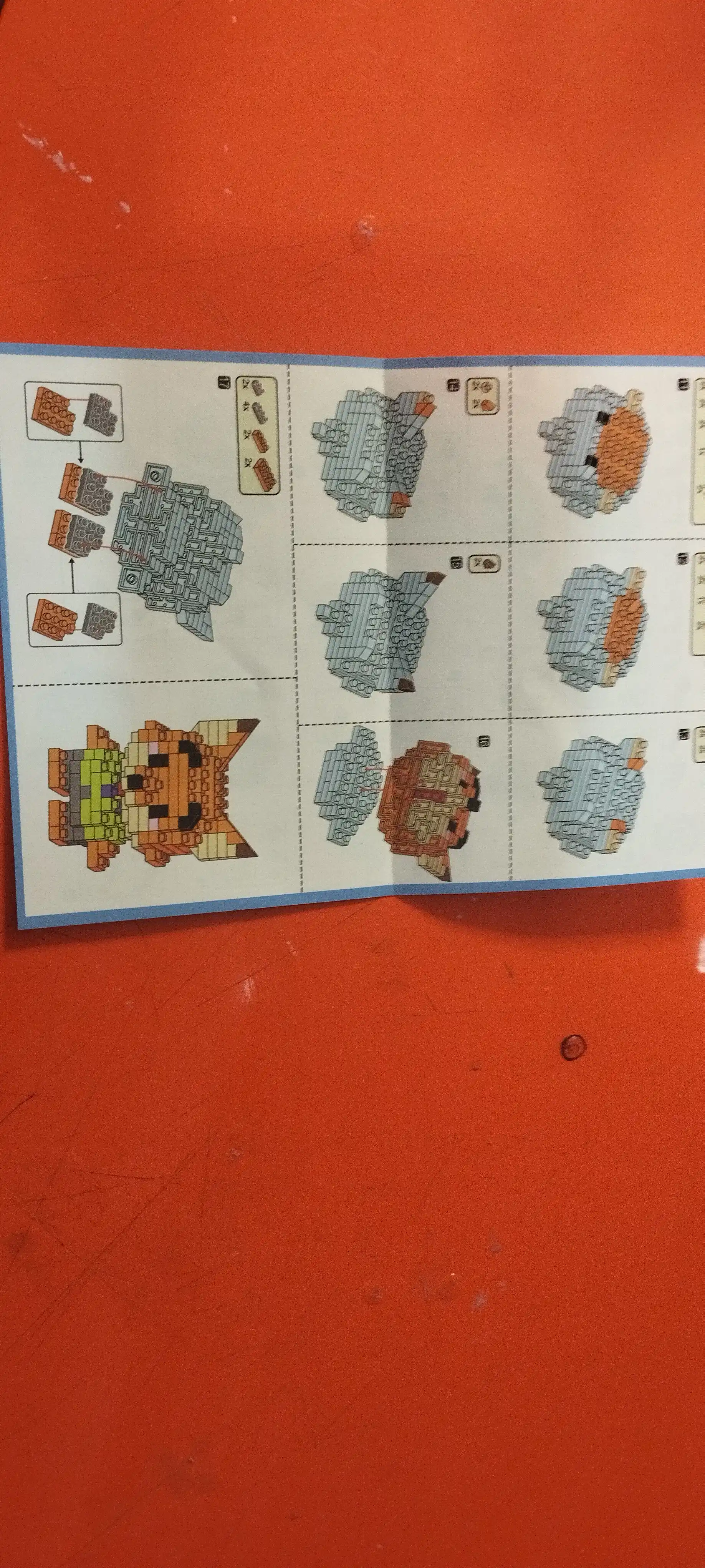 LEGO 3D mini bloklardan konstruktor – kosmonavt, hayvonlar, mushuklar, itlar