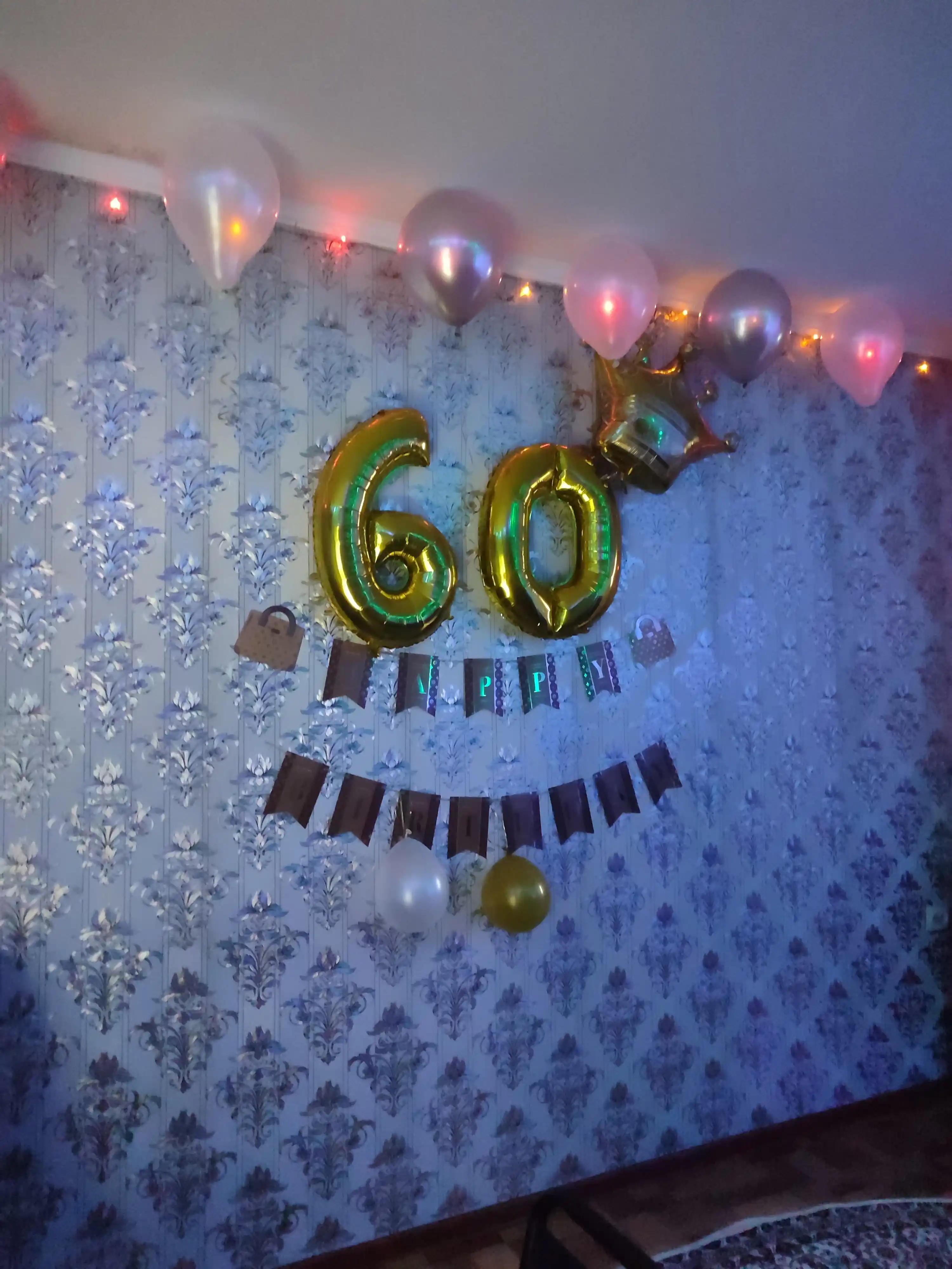 Turli rangdagi xromlangan sharchalar, 30 sm, 5-50 dona