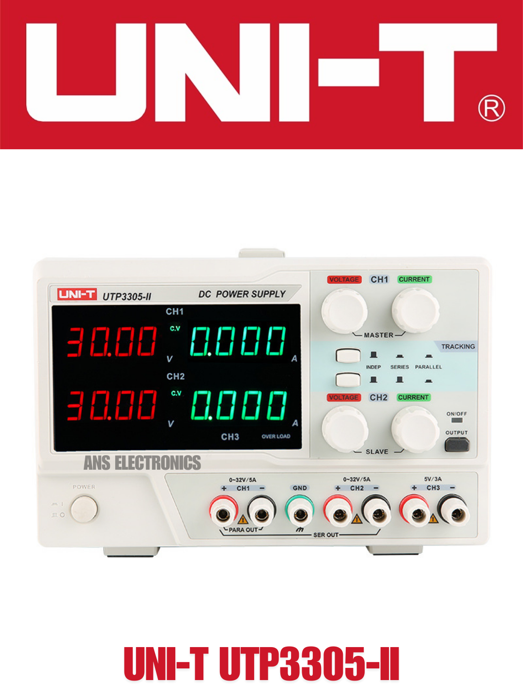 Лабораторный источник питания UNI-T UTP3305-II 30 V / 5 A - 