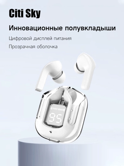 Simsiz Bluetooth quloqchinlar,Air 31,displey, mikrofon va shovqinni kamaytirish bilan bil - 