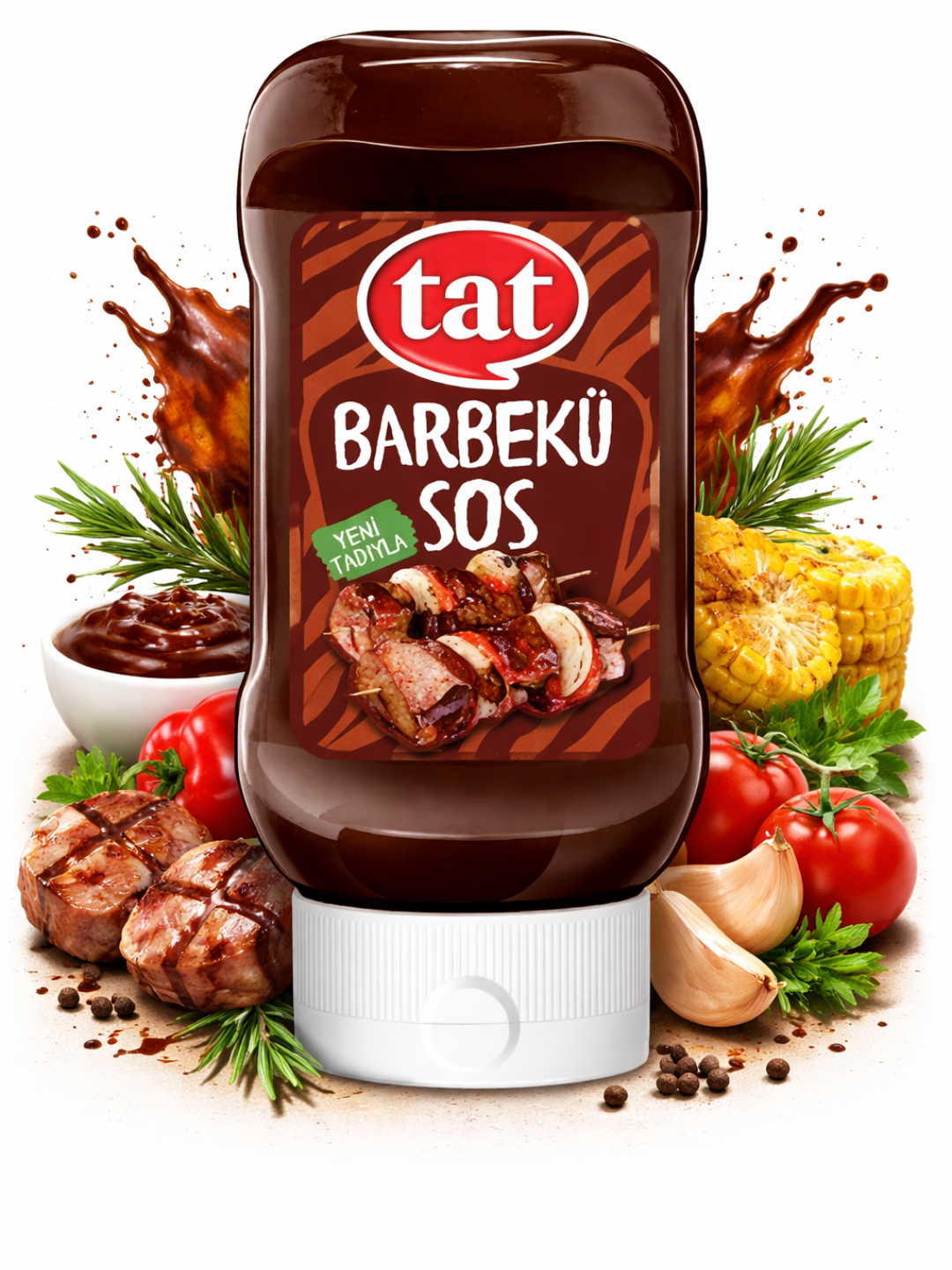 Tat Barbekü Sos — густой соус барбекю с копчёным вкусом, 250 мл - 