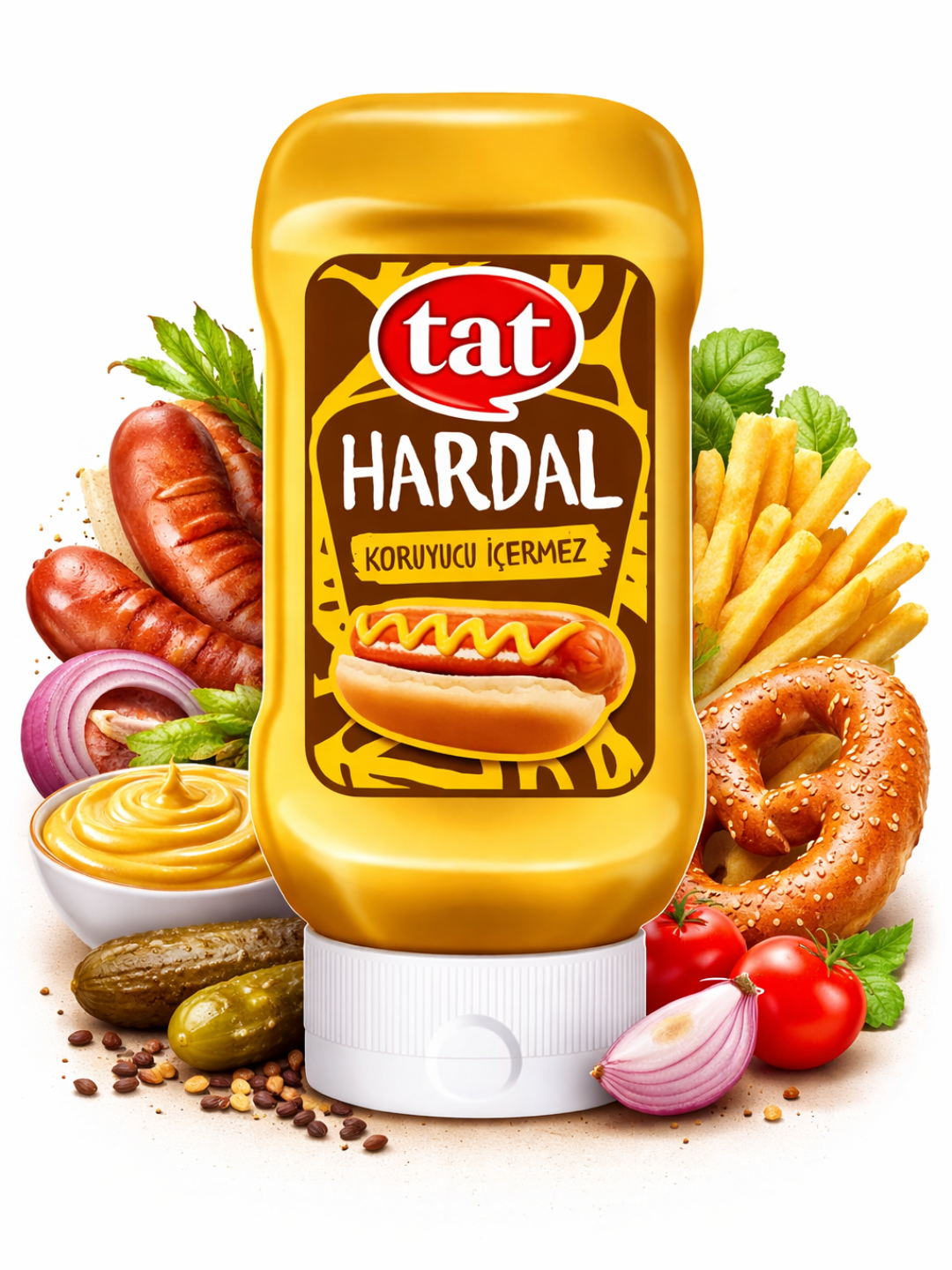 Горчица Tat Hardal, мягкая, 250 мл - 