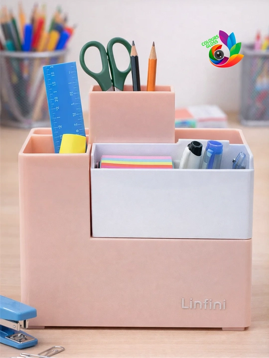 Ruchkalar, qalamlar va o'quv qurollari uchun stendli organayzer, Deli Pen Holder Z072