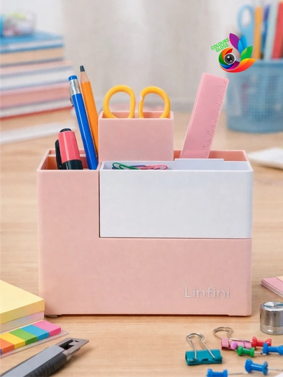 Ruchkalar, qalamlar va o'quv qurollari uchun stendli organayzer, Deli Pen Holder Z072 - 