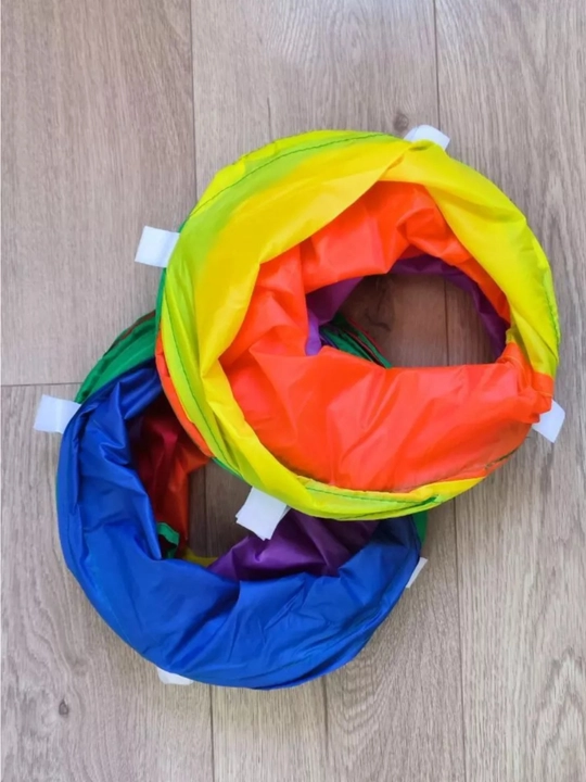 Тоннель шуршащий для кошек, складной лабиринт, игровой комплекс с подвесной игрушкой