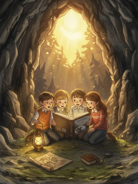 Qadimgi Grottoning siri. Blyton Enid