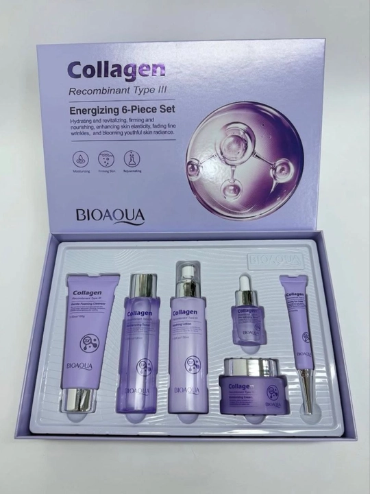 Gialuron kislotali, terini yoshartirish uchun BIOAQUA kosmetik sovg‘a to‘plami