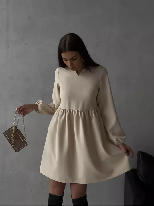 Платье женское, c длинным рукавом, классическое, офисное