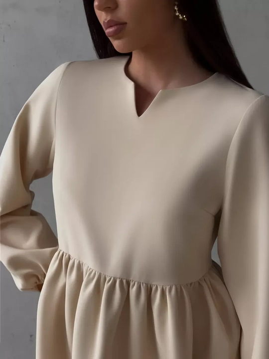 Платье женское, c длинным рукавом, классическое, офисное