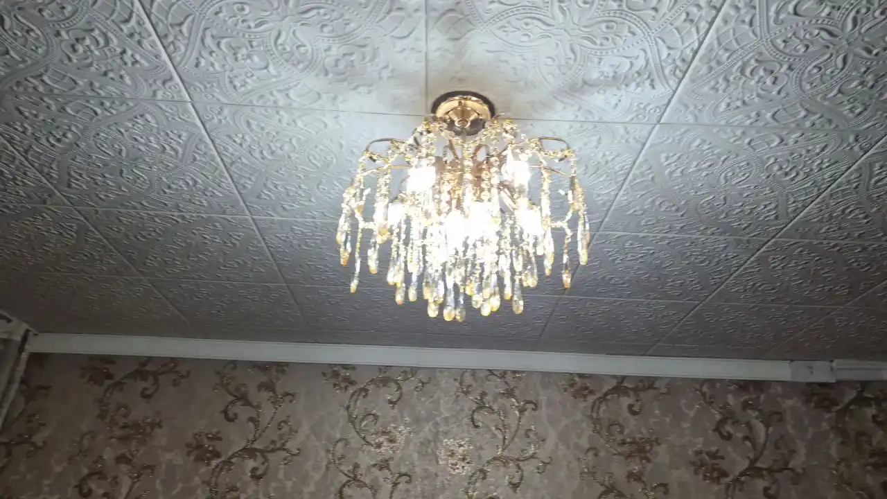 Хрустальная потолочная люстра, 3 размера, 5 цветов, для спальни, гостиной, кухни, прихожей