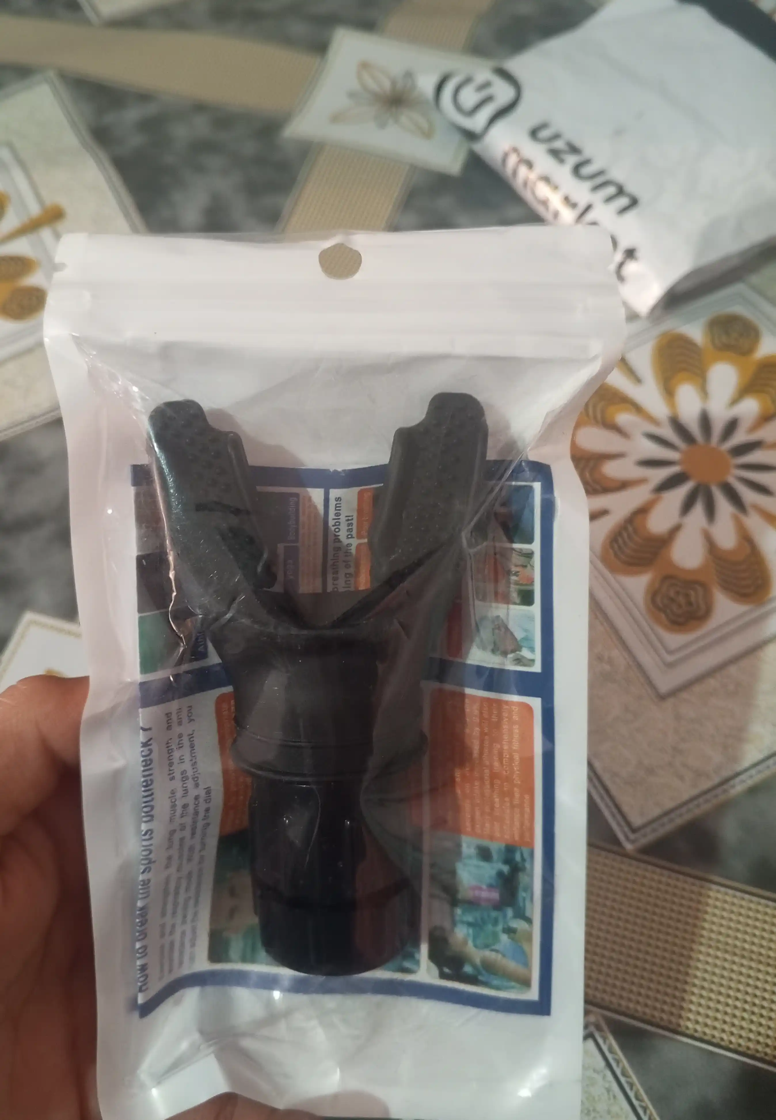 Mini nafas olish trenajyori, yuklama sozlanadi, 4 rang