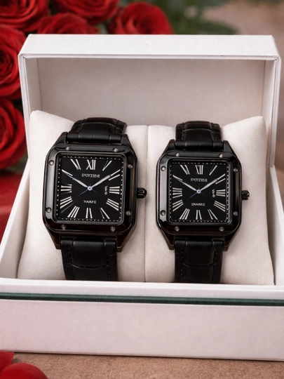 Парные часы Cartier, часы Para, часы для влюбленных, подарок на 14 февраля — AYMAN-SEVGISOAT-ЧЕРН
