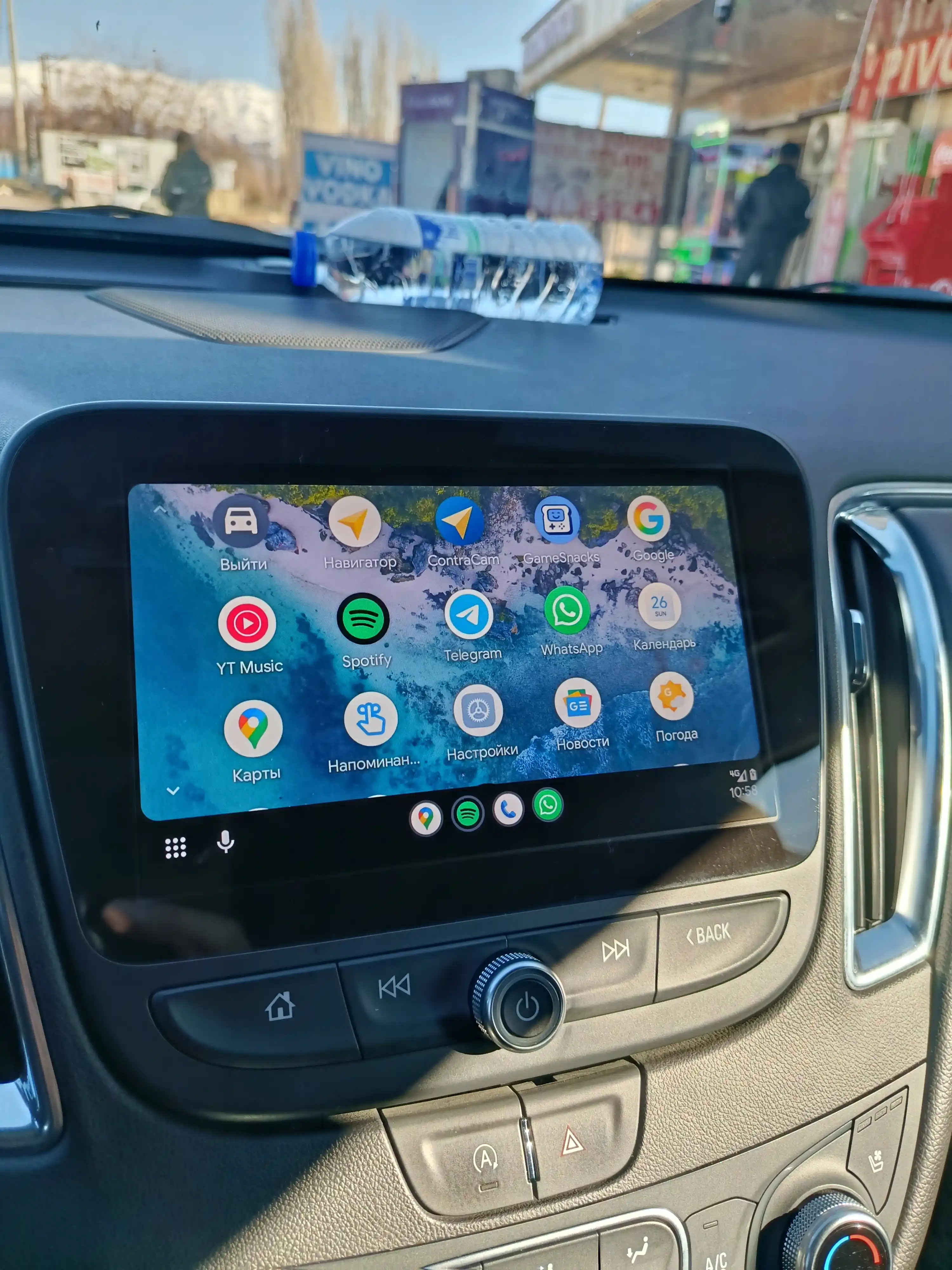 CarPlay 2×32 simsiz Apple CarPlay/Android Auto, YouTube, navigatsiya