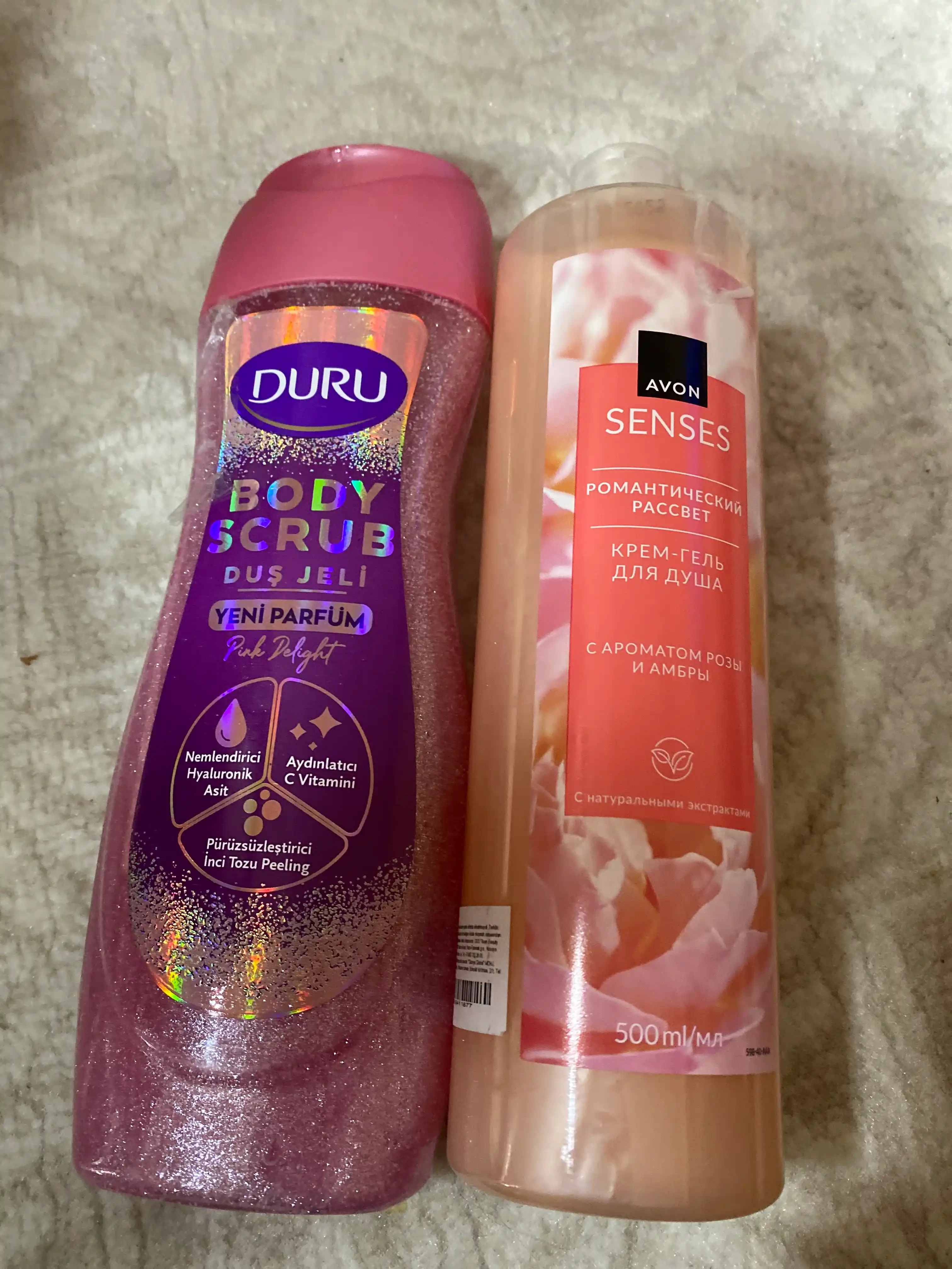 Duru Body Scrub Pink Delight dush geli-skrab, 450 ml